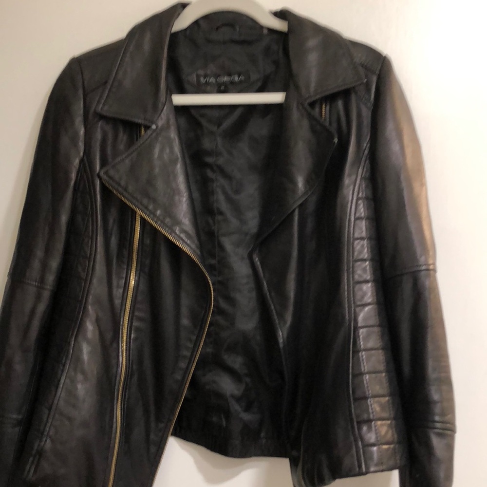 Gilt.com Via spiga medium leather jacket